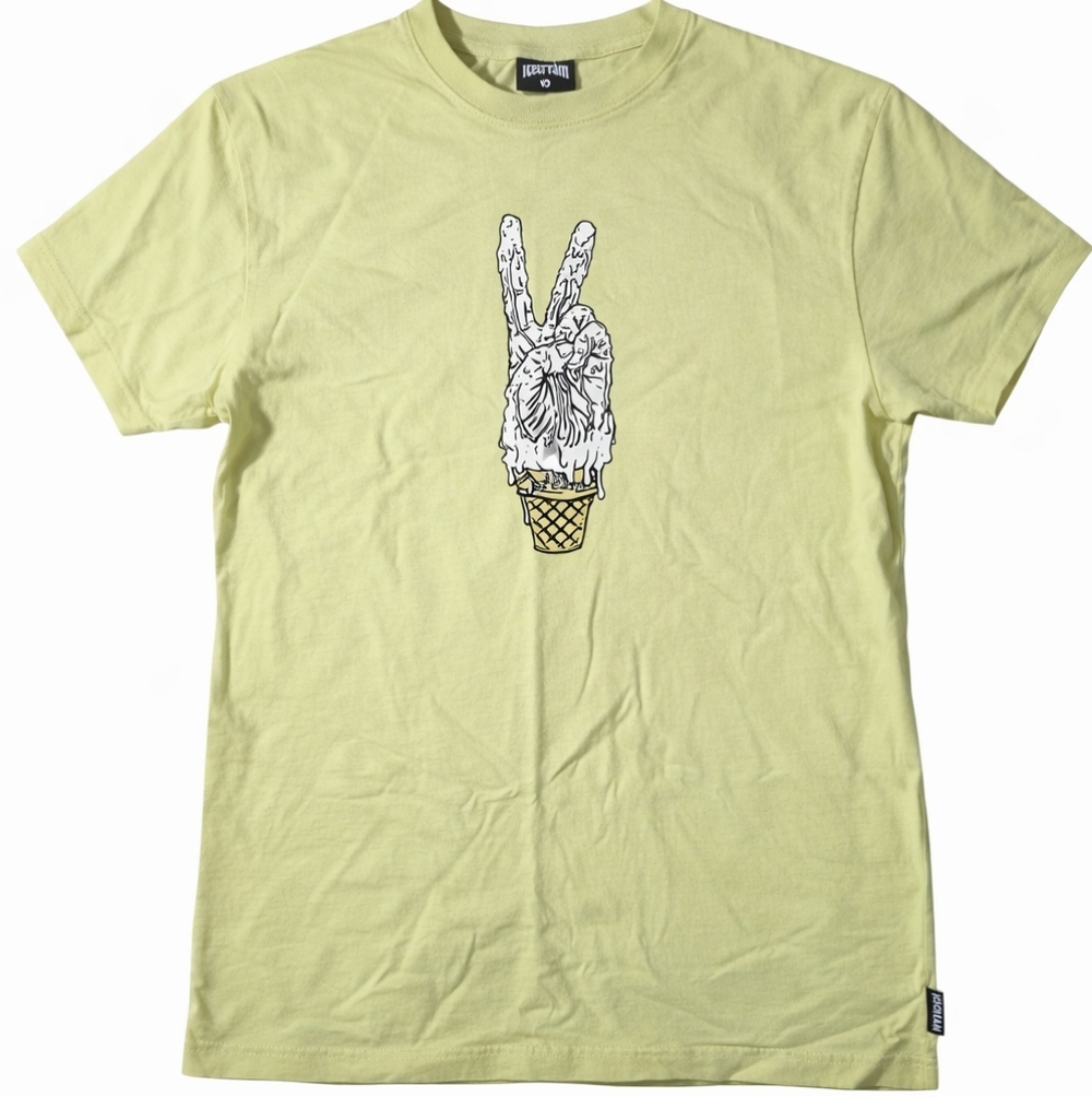 ICE CREAM MEN CUP TEE (YELLOW) SZ LARGE